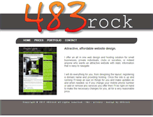 Tablet Screenshot of 483rock.com